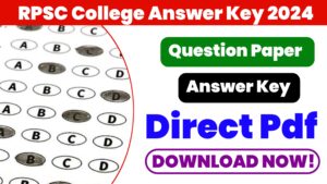 RPSC College Librarian PTI Assistant Professor Answer Key 2024
