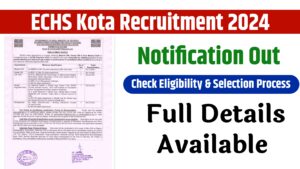 ECHS Kota Recruitment 2024