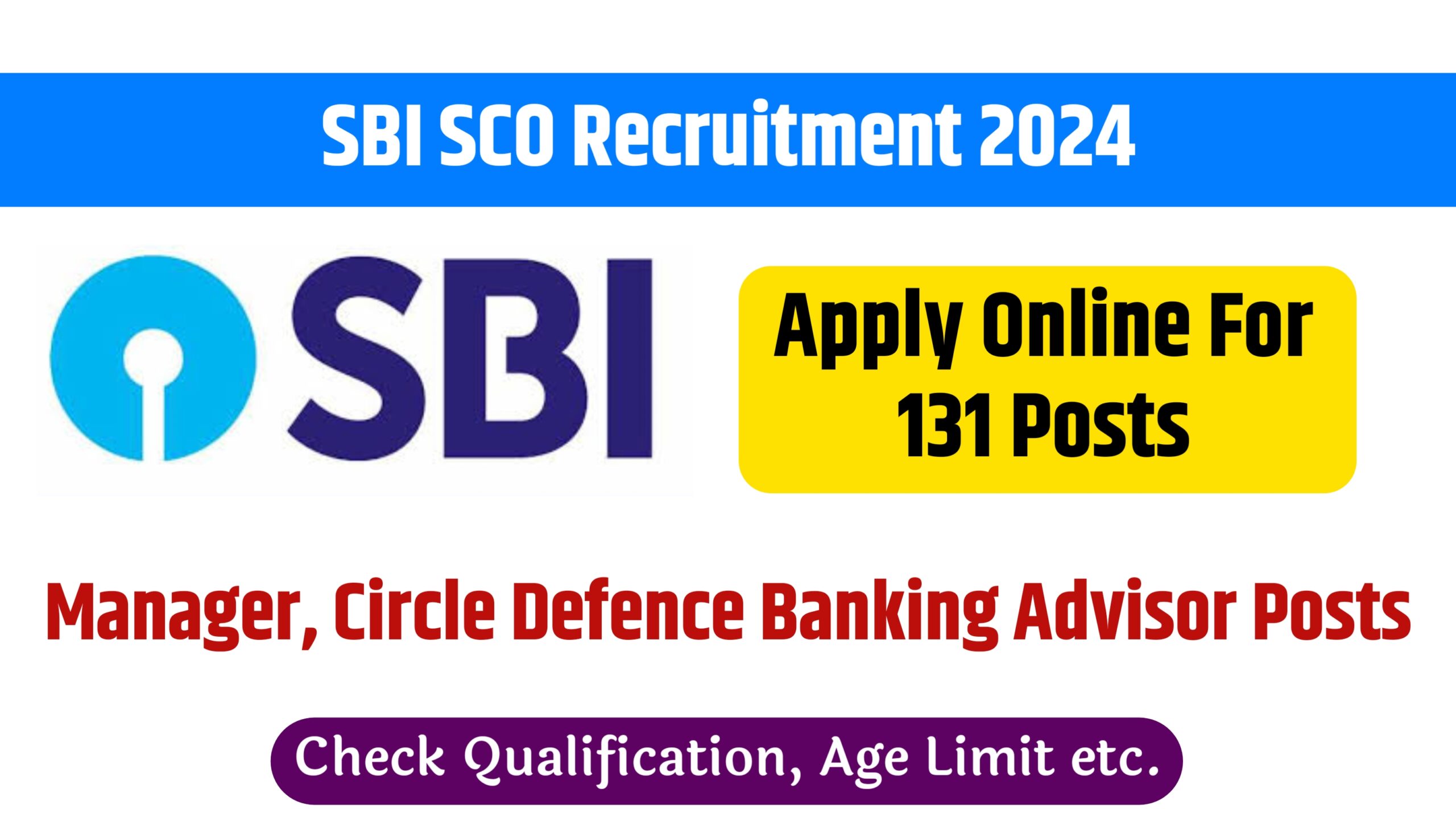 SBI SCO Recruitment 2024 Apply Online For 131 Posts Govt Exam Tak