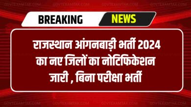 Rajasthan Anganwadi Recruitment 2024