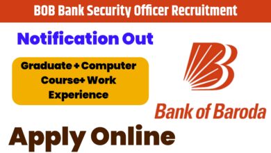 BOB Bank Security Officer Recruitment 2024